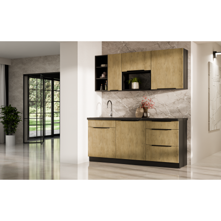 Szafka pod zlew 60 cm z szufladą na kosze premium box CREMA 60 D 1S BB